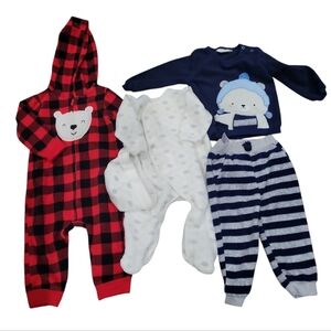 Baby Set Of Three Baby Pj Sets Size 9/12 Months